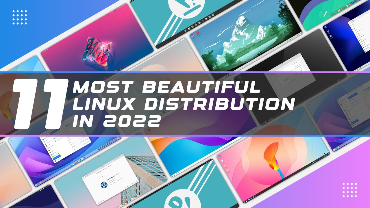 LinuxScoop's tweet card. 11 Most Beautiful Linux Distribution in 2022