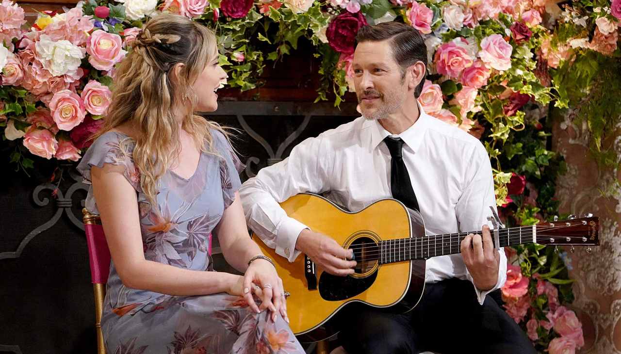 SoapDigest's tweet card. Young and Restless's Michael Graziadei, who has been playing guitar for decades, initially didn't want to lend his skills to Daniel.