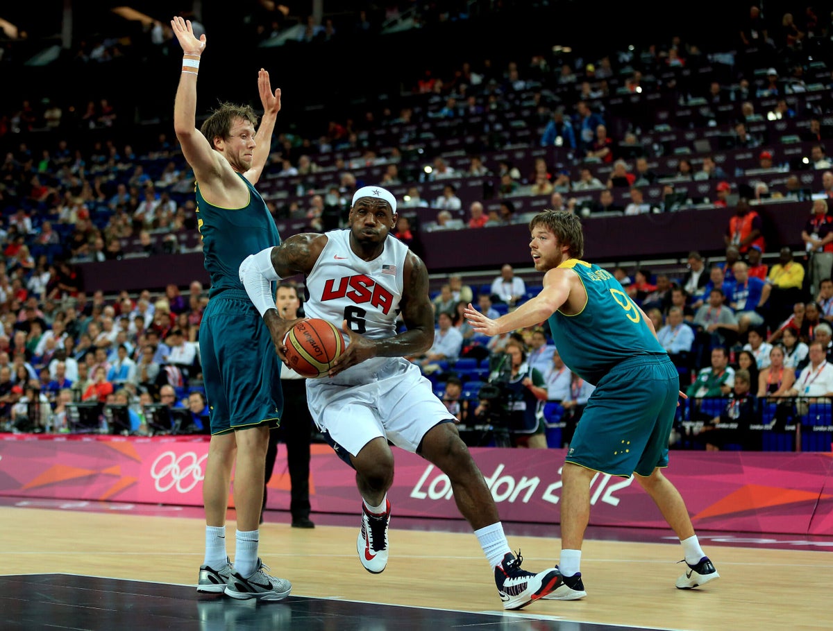 ShamsCharania's tweet card. LeBron James has so strong an interest in one more Olympics that he is ready to commit for the 2024 Paris Games.