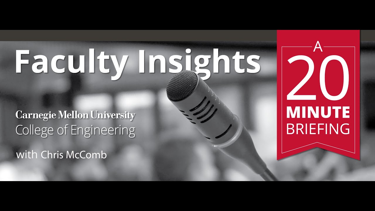 CMUEngineering's tweet card. Faculty Insights with Chris McComb