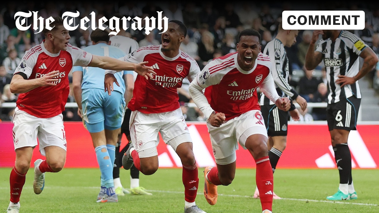 TelegraphSport's tweet card. With a reliance on set-pieces, a rise in long balls and fewer goals, the best league in the world has regressed