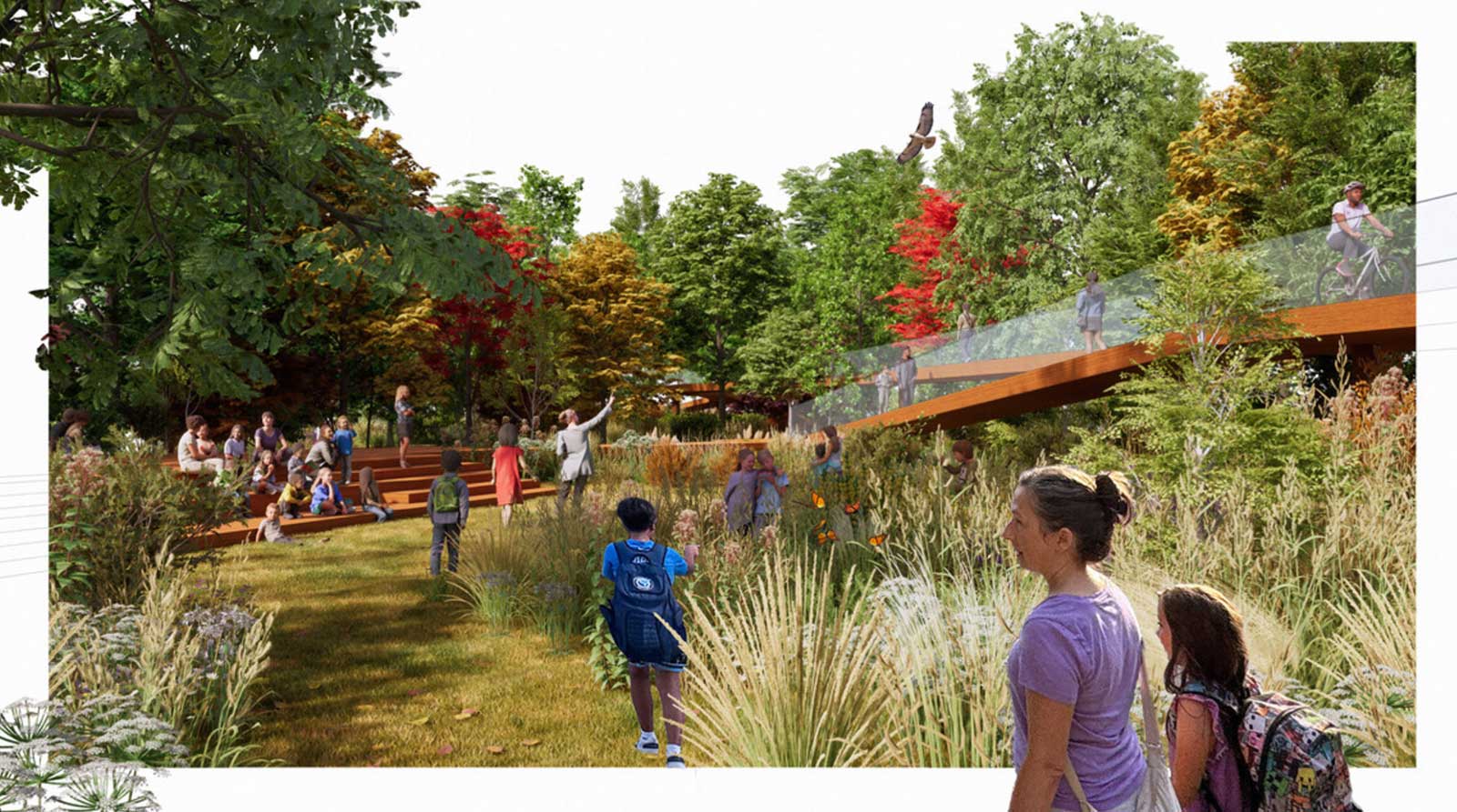 LCRealGroup's tweet card. A legal battle that has lasted over 20 years could finally come to an end with a new elevated public park, a 40-story high-rise, and affordable housing units on the former elevated rail line.