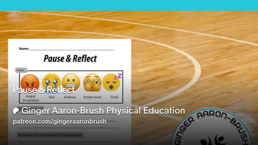 GingerAaron's tweet card. Get more from Ginger Aaron-Brush Physical Education on Patreon