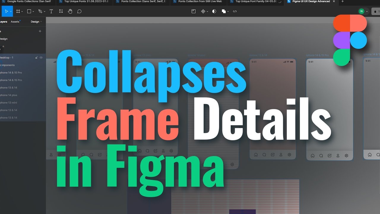 Nurealam2017's tweet card. Collapses Frame Details in Figma | Frame Shorts Shortcuts in Figma