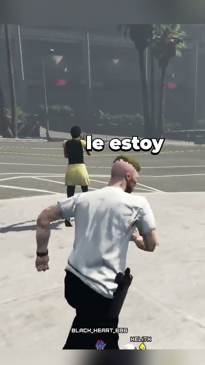 DelayedBrushh's tweet card. Yo nací dramático 😂 #gta #humor