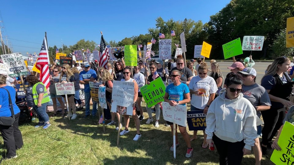 LaborLabUS's tweet card. GRAND BLANC, Mich.—For over two months, the picket lines outside Henry Ford Genesys Hospital have been a frontline in the class struggle gripping the healthcare industry in America.
