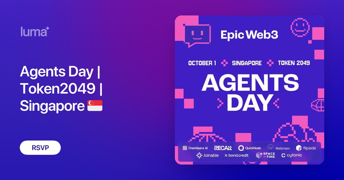 flipsidecrypto's tweet card. 🤖🧠Agents of Change: The Rise of Onchain AI and the Agentic Web The Agentic Web is not a far-off vision — it’s happening right now. Whether it’s building…