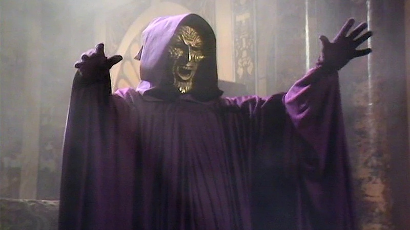 shuzbot2014's tweet card. The Fourth Doctor and Sarah Jane must stop a 15th century cult from helping the Earth get attacked by The Masque of Mandragora.