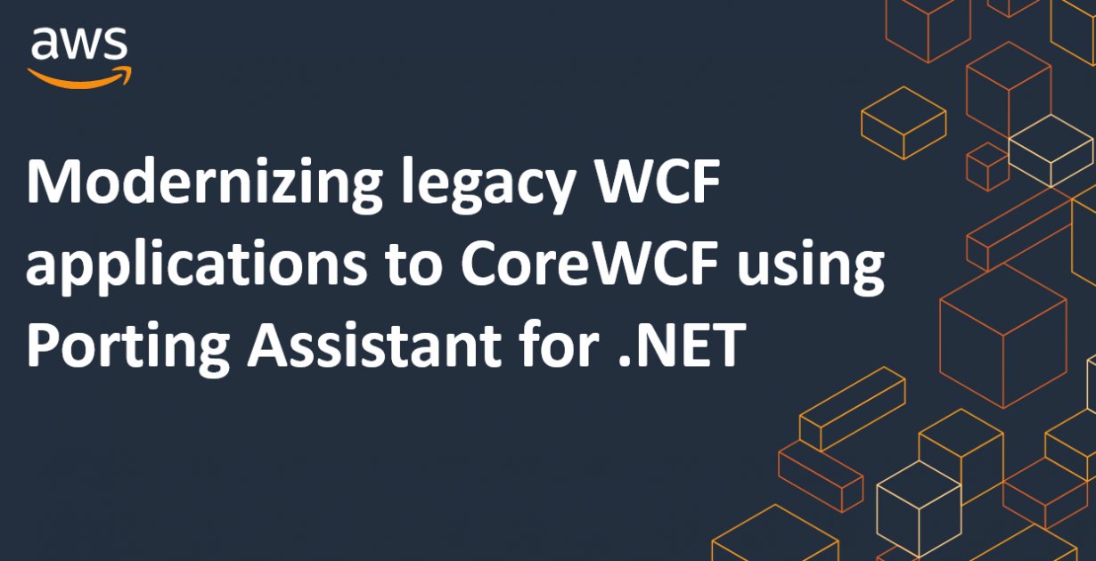 dotnetonAWS's tweet card. Many organizations have legacy Windows Communication Framework (WCF) based applications that they have been running for several years on Windows platform. These customers want to modernize to .NET...
