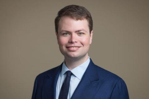gwlaw's tweet card. GW Law alumnus C'Zar Bernstein, JD '20, will serve as a law clerk for the U.S. Supreme Court Justice Clarence Thomas in the October 2025 term.