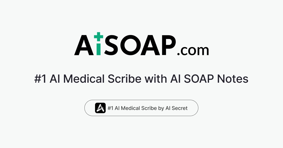 Mohibur_Tech_Ai's tweet card. Generate accurate, structured, and HIPAA-compliant SOAP notes in seconds with AiSOAP. Save time and improve patient care with automated medical documentation, surpassing Freed AI and Heidi Health.
