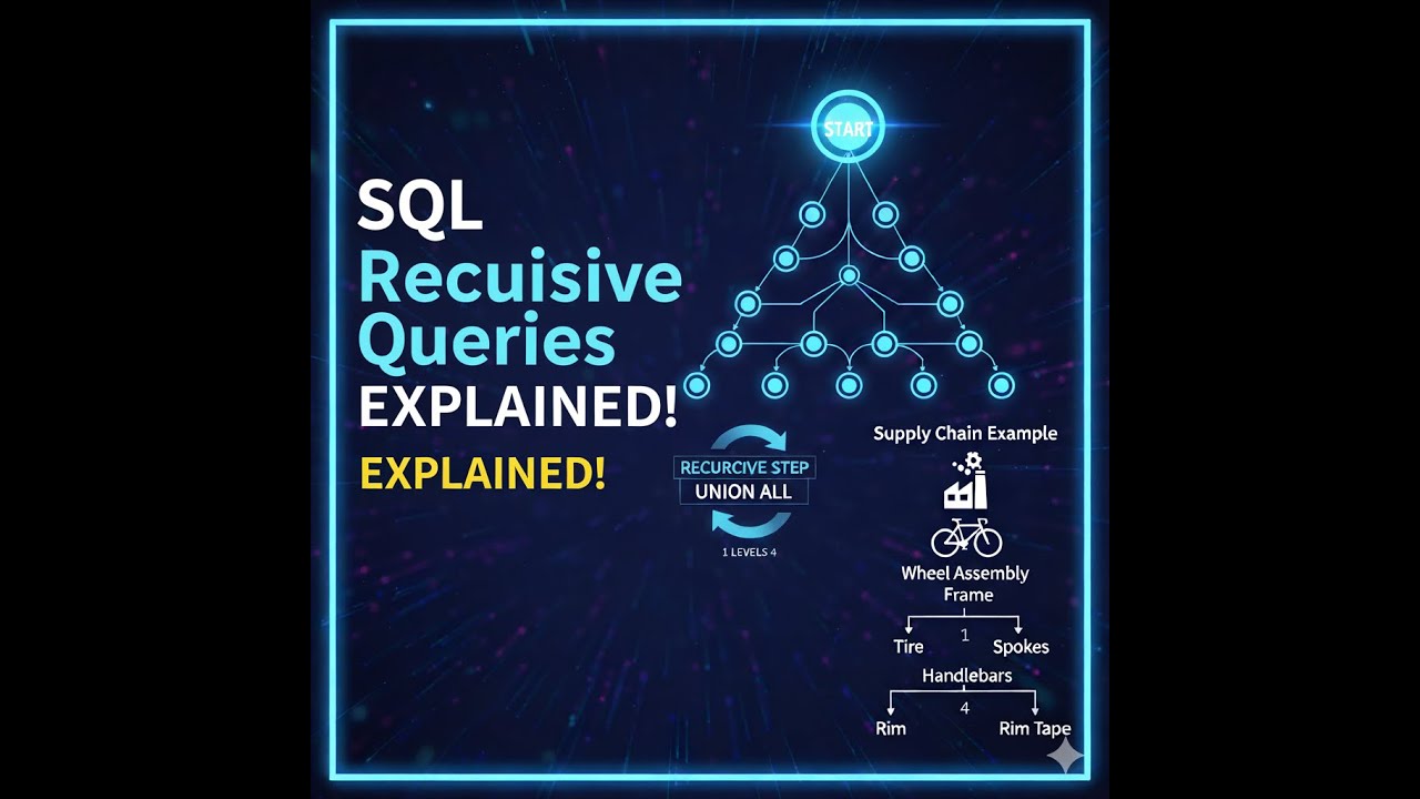 krishnamurthy_N's tweet card. PostgreSQL Recursive Queries Explained! (Real-World Supply Chain...