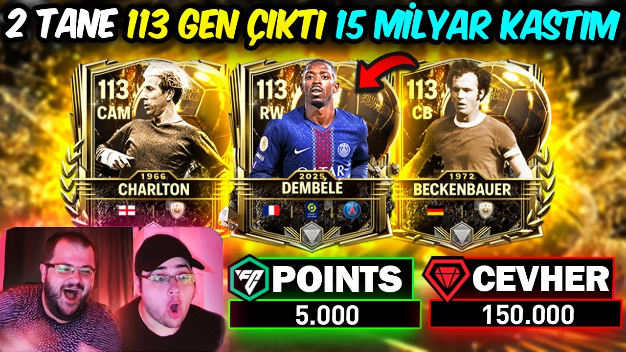 enezsarioglu's tweet card. SATILABİLİR 2 TANE 113 GEN ÇIKTI 😱 15 MİLYAR KASTIM 🔥 150.000...