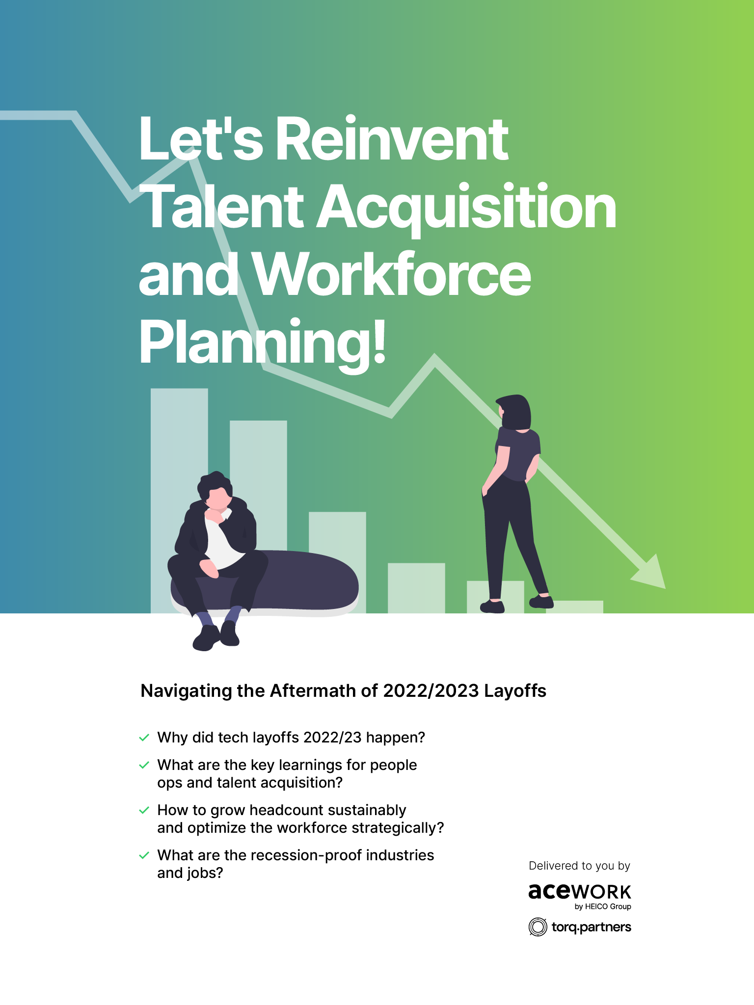 acework_io's tweet card. Research on tech talent layoffs, sustainable workforce planning and recession proof industries and jobs