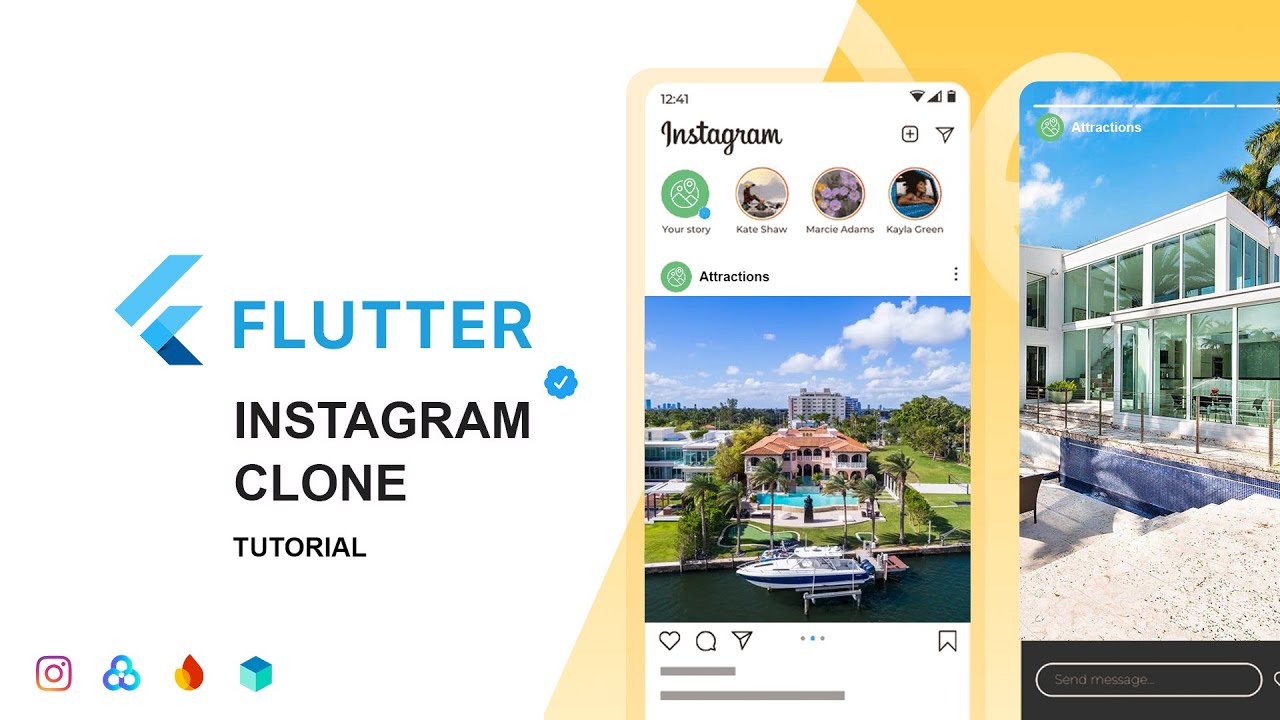 ProgramsArt's tweet card. 🔍 Flutter Instagram Clone: Building the Search Screen