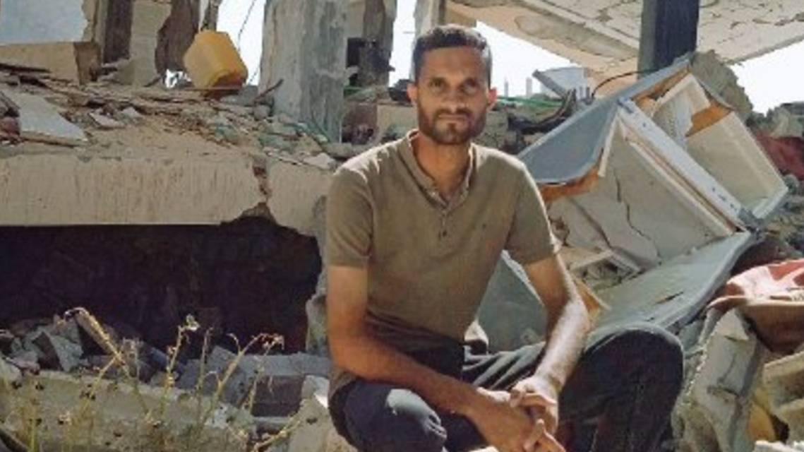 Sara40014640's tweet card. I'm Falu from UK.. I'm taking on Sayed's campaign because his story of courage amid unimaginable loss in Gaza moved me deeply, and he desperately needs our help. Sayed, a Palestinian student near...