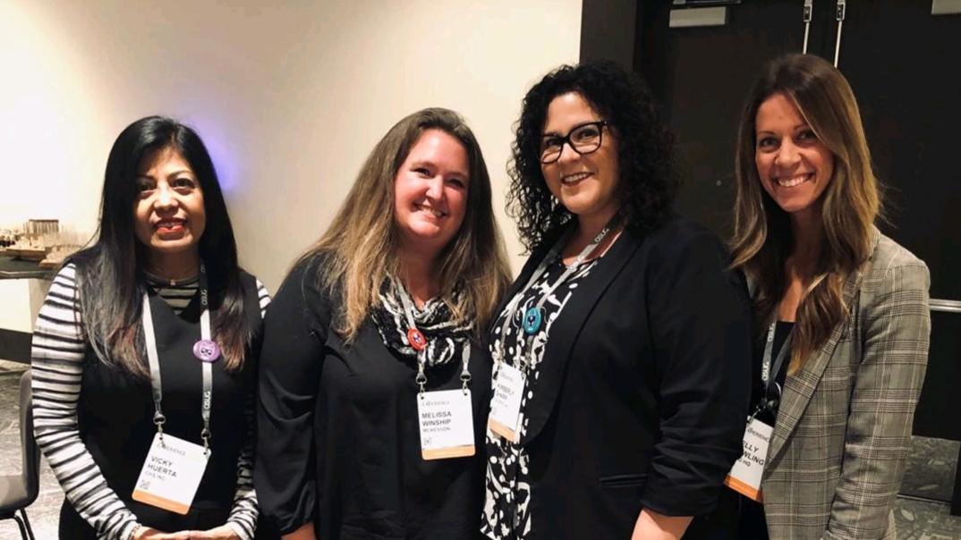 K_I_Sharp's tweet card. It was my honor to open this year's #asugeim conference with these fantastic women to talk leadership, career growth and #womenindata #womenconnect