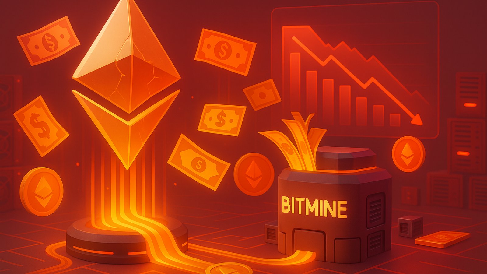 bitnoticias_'s tweet card. BitMine investe US$ 200 milhões em Ethereum durante forte queda e reforça estratégia agressiva mesmo com mercado pressionado.