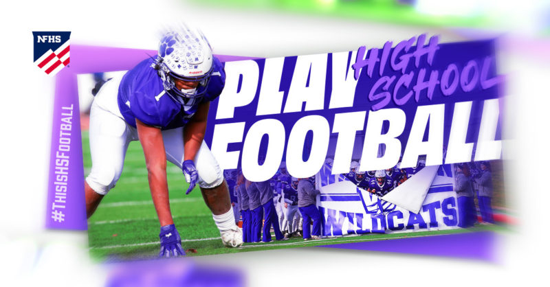 NFHS_Org's tweet card. On the football field, every player can thrive!