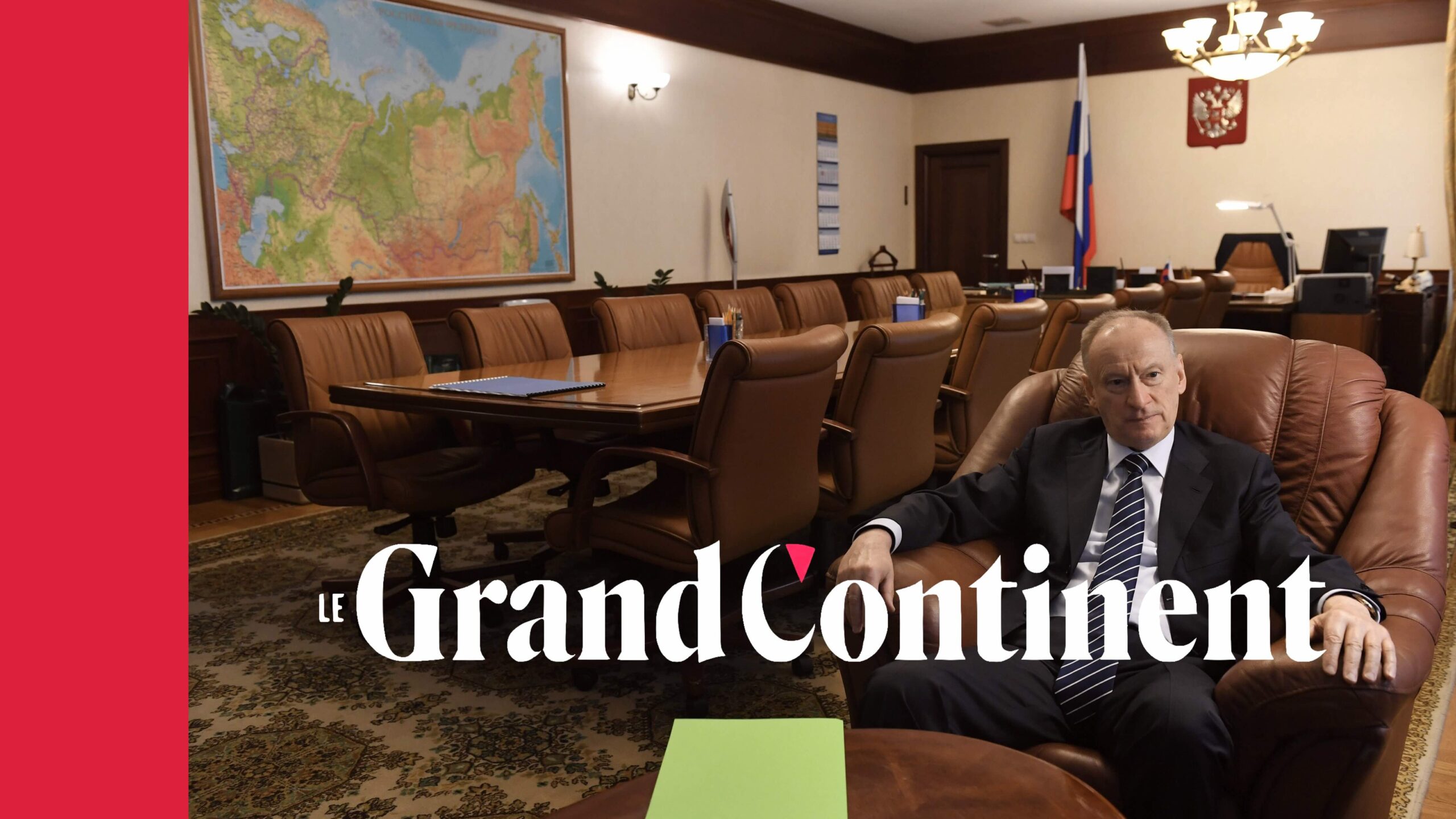 Grand_Continent's tweet card. À quelques jours de l’investiture de Donald Trump, le Kremlin prend la parole par la voix de l’un des plus influents conseillers de Vladimir Poutine. Dans cet entretien brutal, Nikolaï Patrushev...