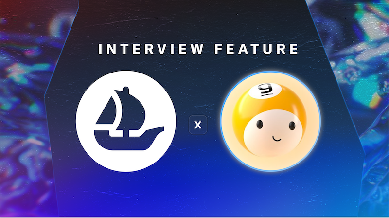 opensea's tweet card. Imaginary Ones partners with Peppa Pig and PlayMade to blend digital art, family fun, and bubble tea in a joyful, heartwarming collaboration.