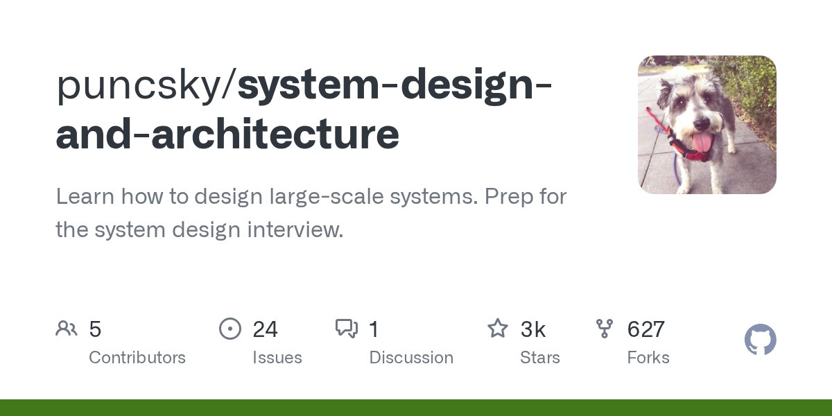 BettaTech's tweet card. Learn how to design large-scale systems. Prep for the system design interview. - puncsky/system-design-and-architecture