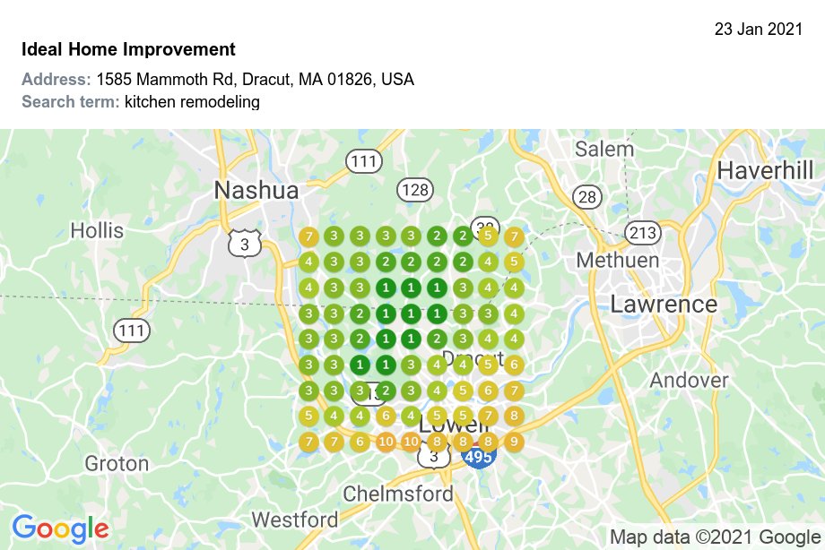 VRGwebdesign's tweet card. This is the case study for Ideal Home Improvement 's use of digital marketing to increase their online leads and sales for kitchen cabinet refacing.