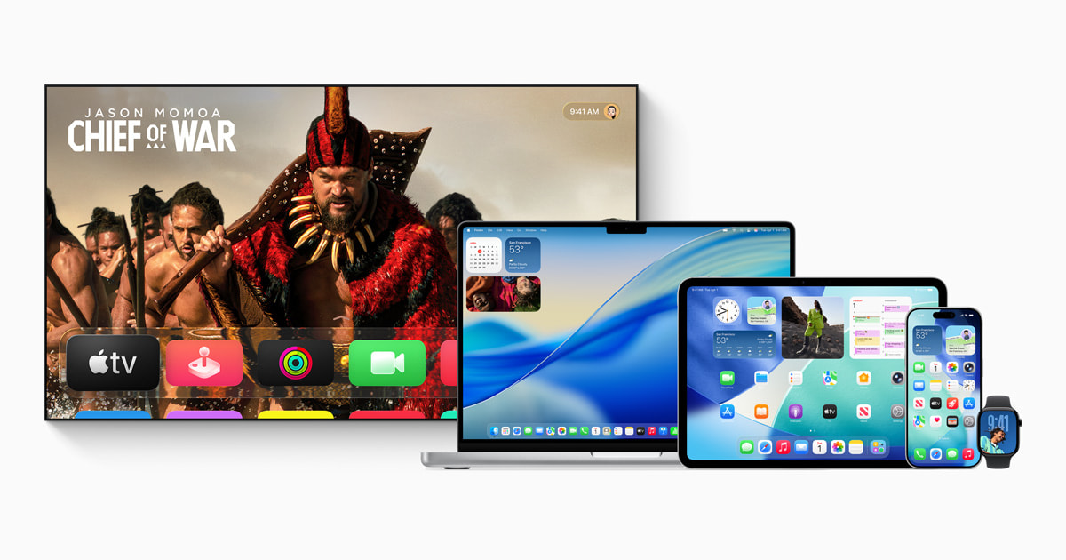 gregjoz's tweet card. Apple today released exciting new features and capabilities across each of its software platforms — iOS, iPadOS, macOS, watchOS, tvOS, and visionOS.