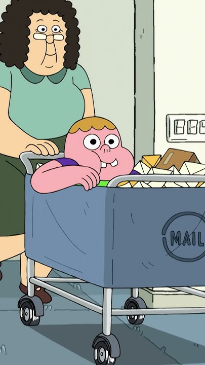 RegularTweetsUK's tweet card. Clarence, o carteiro ✉️ #escritório #clarence #cartoonnetwork #shorts