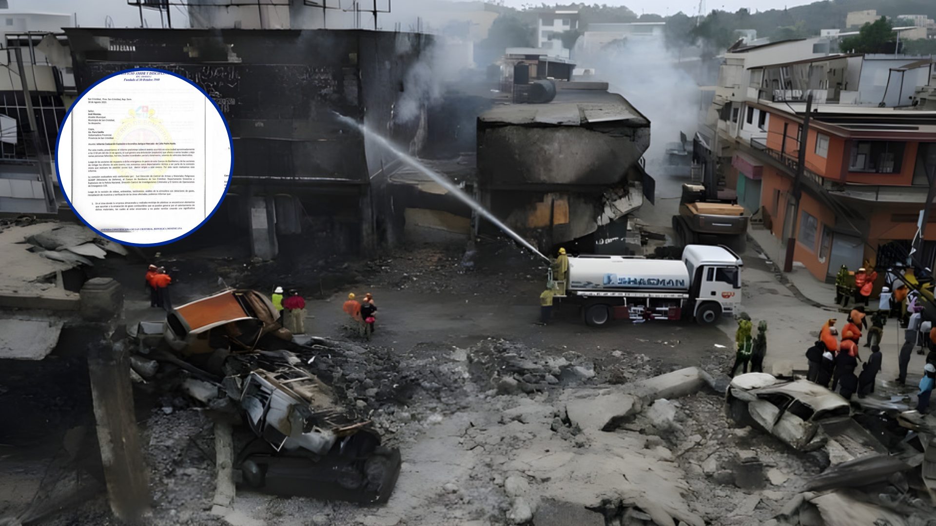 NTelemicro5's tweet card. Los miembros de la nueva intendencia del organismo de emergencia y rescate mostraron documentación donde muestran que no hay registro de la tragedia ocurrida la tarde de ese lunes 14 de agosto.