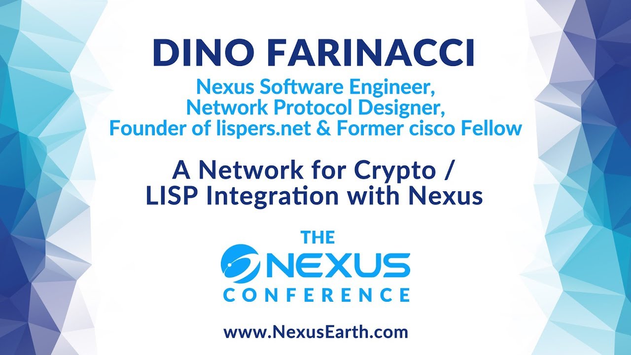 Enki4o's tweet card. A Network for Crypto / LISP Integration with Nexus by Dino Farinacci