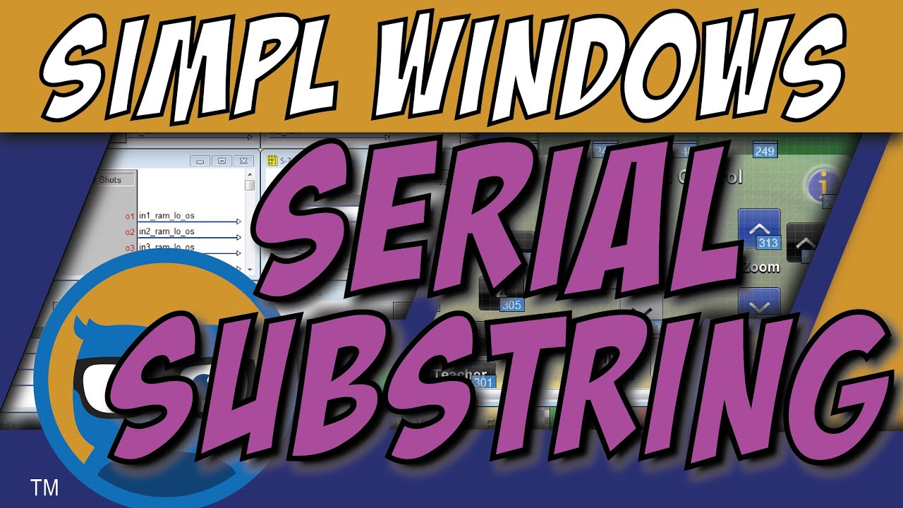 overworkedlogic's tweet card. Crestron SIMPL Windows SERIAL SUBSTRING Symbol Tutorial
