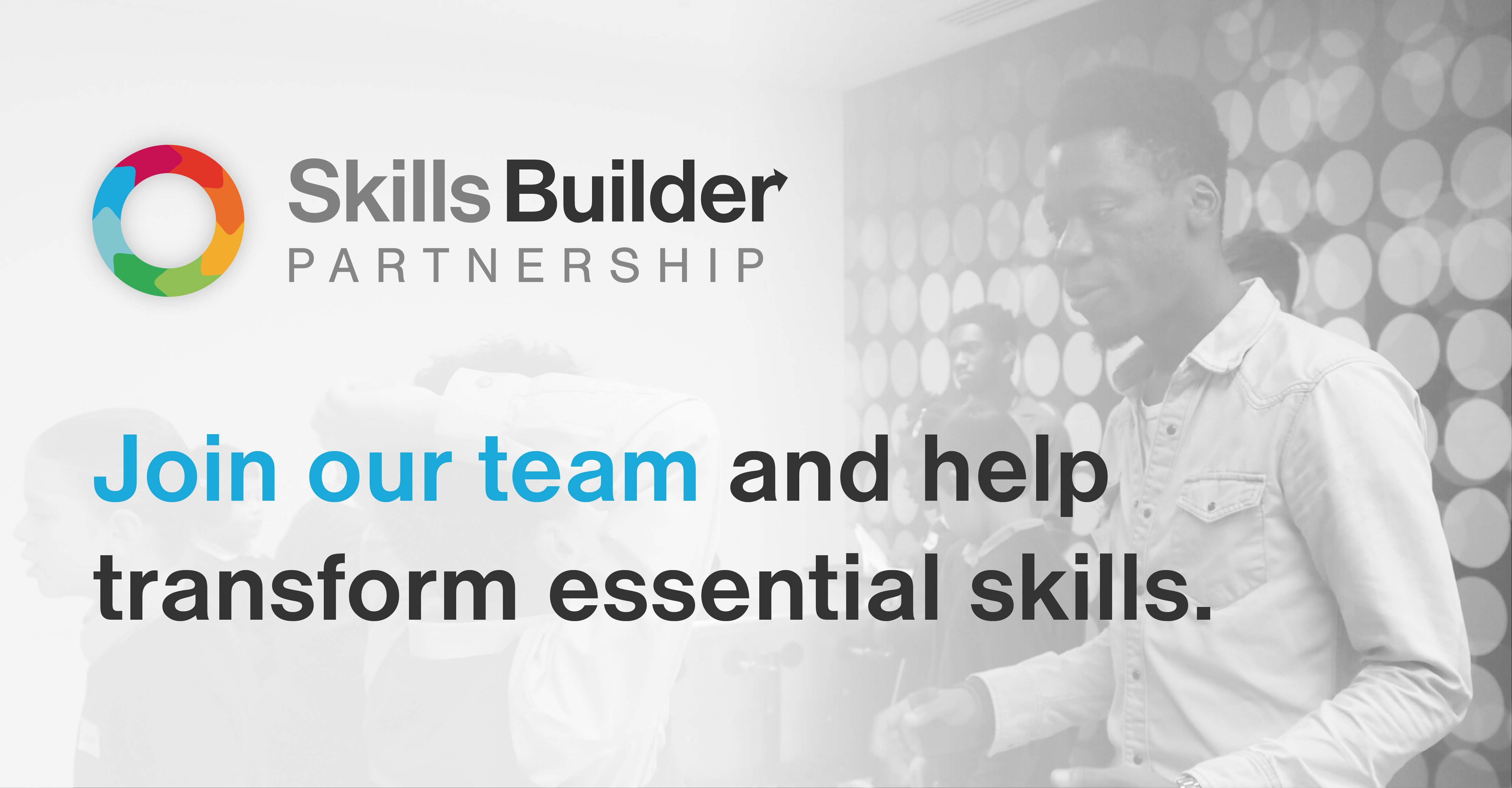 Skills_Builder's tweet card. Join our dynamic and enthusiastic team as we build an international movement around the eight essential skills. Skills Builder is social impact organisation with an outsize impact. Working here will...