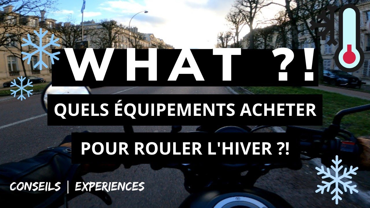 GiraardMorgan's tweet card. Comment je fais pour SUPPORTER le FROID quand je roule à MOTO ?