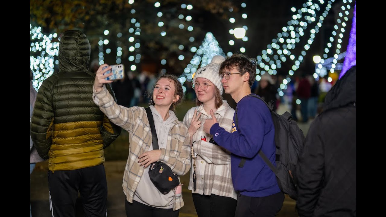 tennesseetech's tweet card. Invitation to Lighting the Quad
