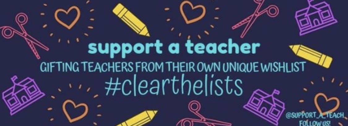 support_a_teach's tweet card. DonorsChoose connects teachers in high-need communities with donors who want to help.