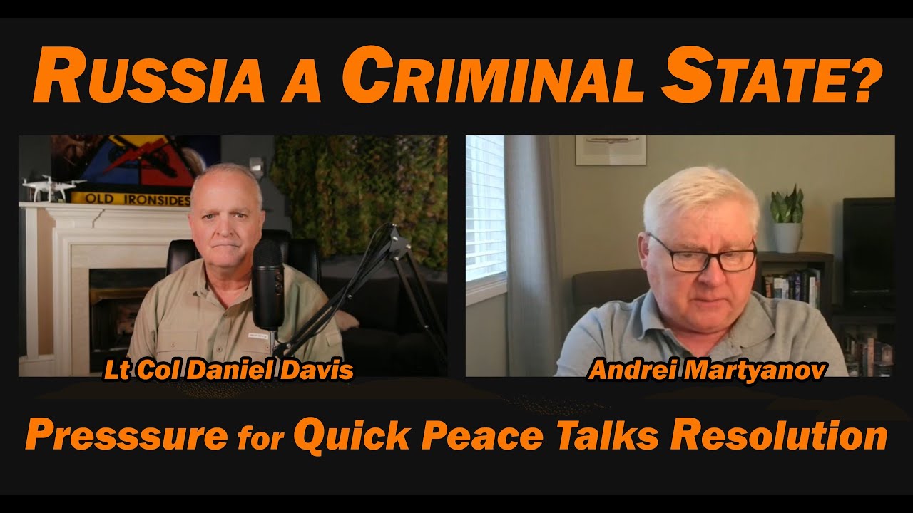 IasonArgo's tweet card. Russia a Criminal State? /Andrei Martyanov & Lt Col Daniel Davis