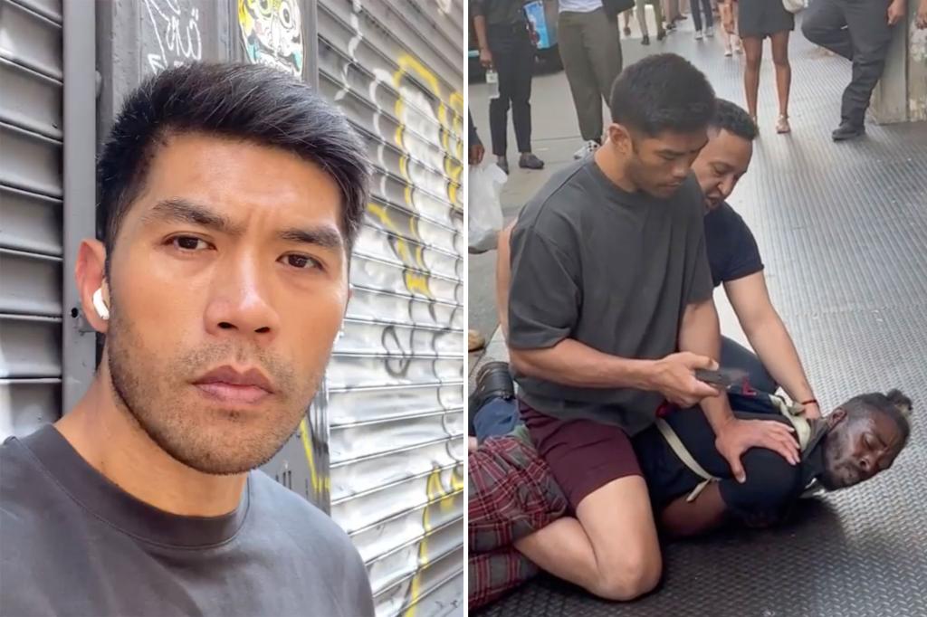 NYCPBA's tweet card. “My jiu-jitsu instincts just kicked in. I jumped on his back,” Malabanan said. “He tried to swing me off then — but for those of you in the know — a seatbelt position dragged him down to...
