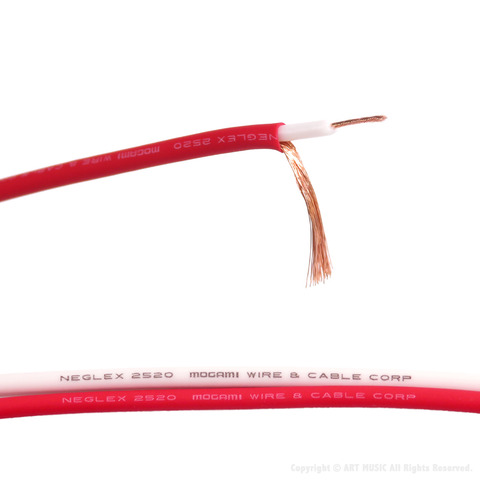 a_r_t_music's tweet card. Mogami（モガミ電線）2520 Hi-Fi 超小型同軸ケーブルが切り売り通常在庫品となりました。φ2.3mmと非常に小型な同軸ケーブルで、細さと柔軟性が求められる場面（カートリッジリード線・内部配線・ポータブル機器接続用ケーブル etc.）での高音質ケーブルとして最適です。カラ