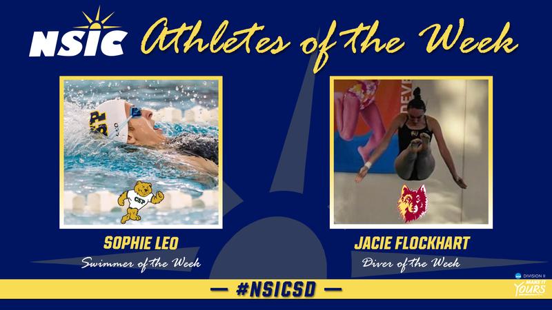 CSPBears's tweet card. BURNSVILLE, Minn. - The Northern Sun Intercollegiate Conference released their ninth weekly swimming and diving release and Concordia-St. Paul junior Sophie Leo was named the NSIC Swimmer of the Week...
