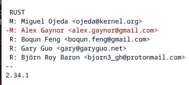 phoronix's tweet card. Alex Gaynor recently announced he is formally stepping down as one of the maintainers of the Rust for Linux kernel code with the removal patch now queued for merging in Linux 6.19.