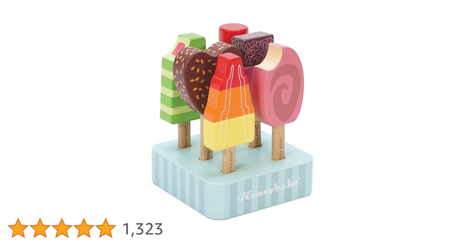 ALumia_Italia's tweet card. Kids love cooling down with a set of 6 brightly painted Wooden Ice Lollies from Le Toy Van! Complete with a sturdy wooden holder designed for neat and convenient storage, the Wooden Ice Lollies...