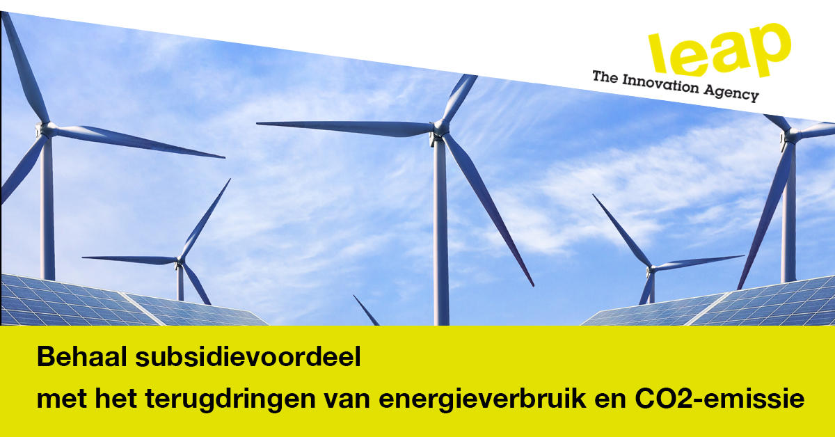 Leap_Innovation's tweet card. Demonstreren maar, die nieuwe duurzame energietechnologie die u ontwikkelt! Wij zorgen er voor dat de overheid een financieel handje helpt! Terecht toch, het gaat om onze energietransitie! #subsidies...