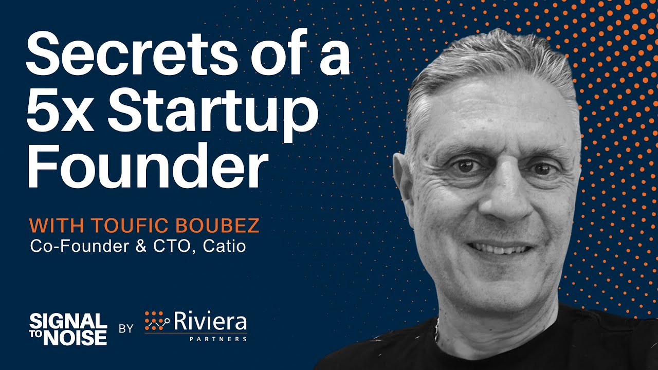 CatioTech's tweet card. How Toufic Boubez Built 5 Startups Without Taking the Top Seat