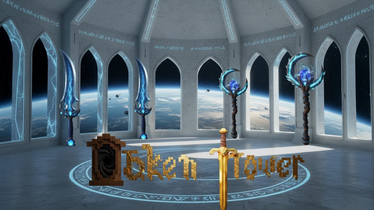 Tetris_wcdb's tweet card. [Oaken Tower] Did someone ask for moon?