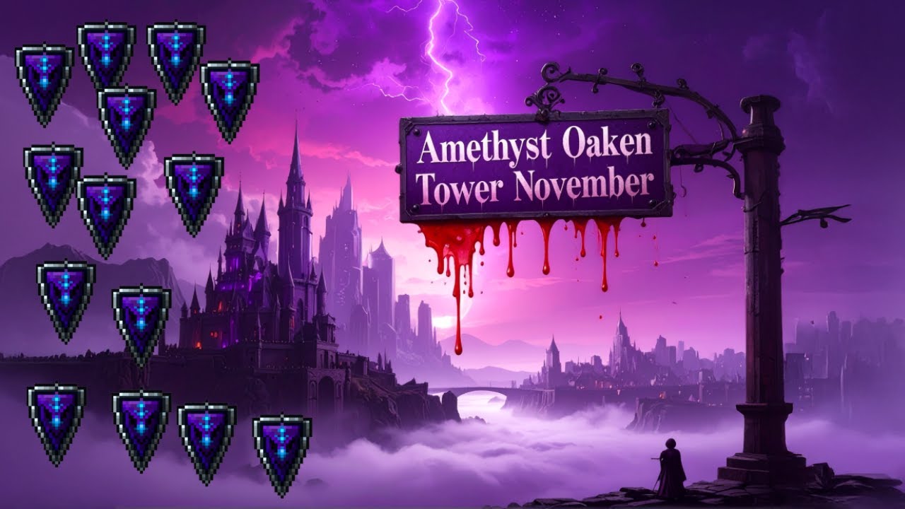 Tetris_wcdb's tweet card. [Oaken Tower] Definitely need more runic shields