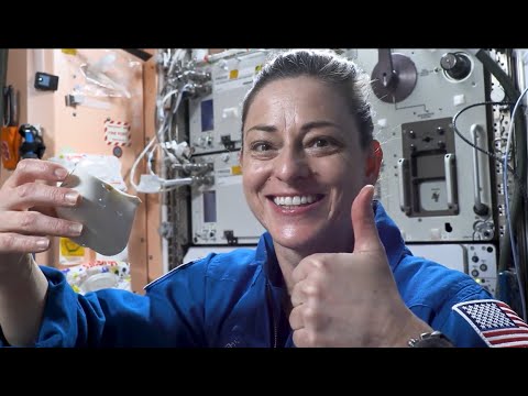 NASA_Johnson's tweet card. How Do Astronauts Drink Coffee in Space?