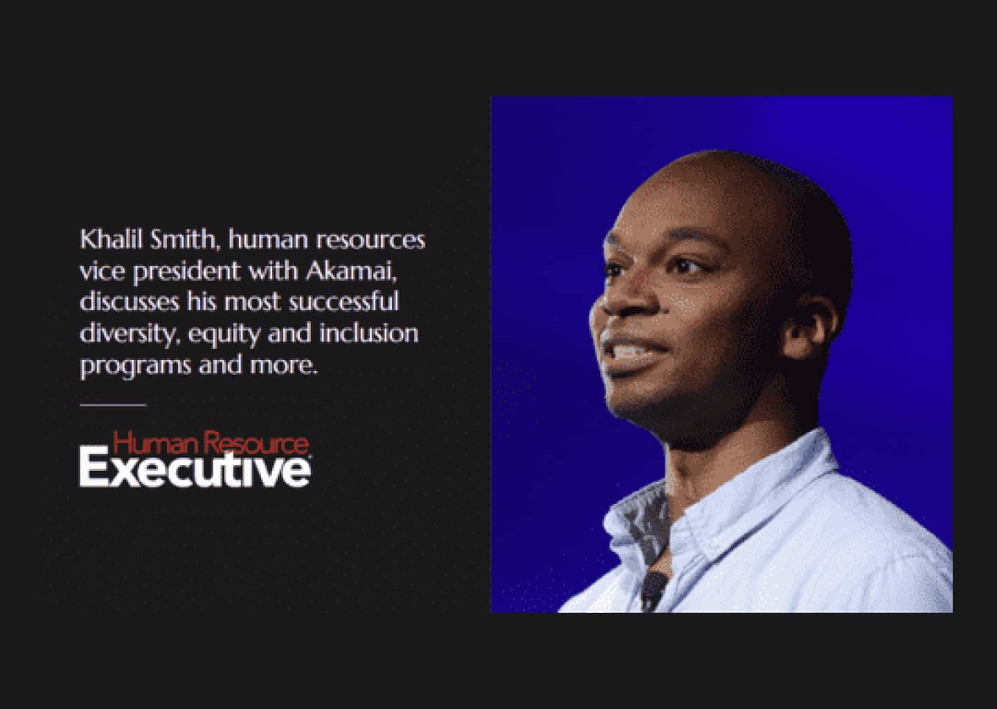 WorkTechHQ's tweet card. HR leader Khalil Smith also discusses the challenges and trends he’s seeing in HR as employees return to the office and embrace AI.