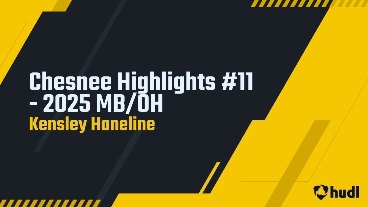 khaneline_vb's tweet card. Chesnee Highlights #11 - 2025 MB/OH