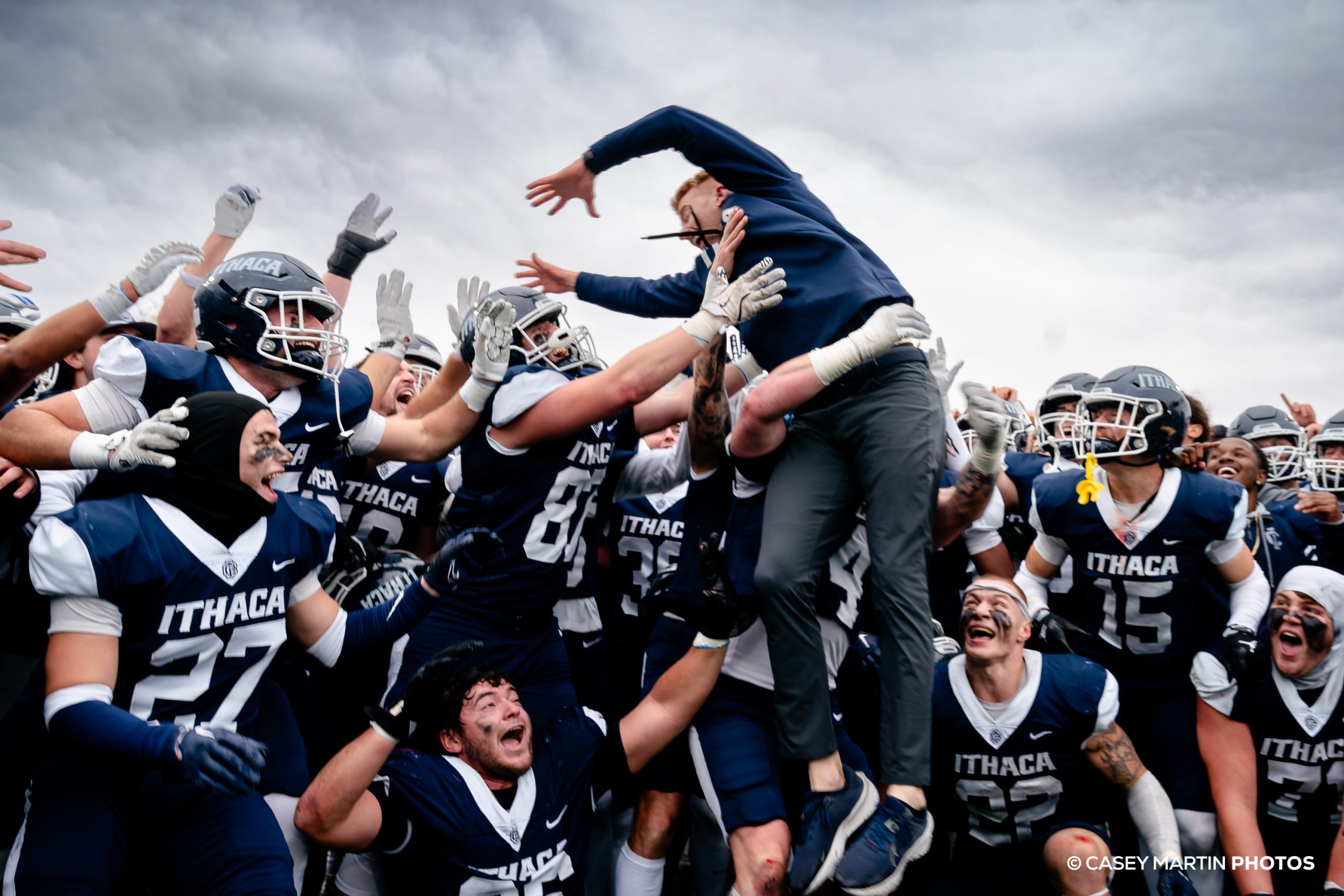 ithacavoice's tweet card. ITHACA, N.Y. — The Cortaca Jug once again resides in the City of Gorges.  The Ithaca College Bombers defeated the Cortland Red Dragons 26-21 in the 66th Cortaca Jug, known […]